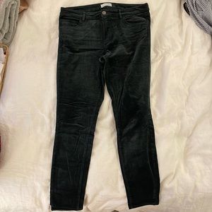 LOFT green corduroy pants, size 31/12